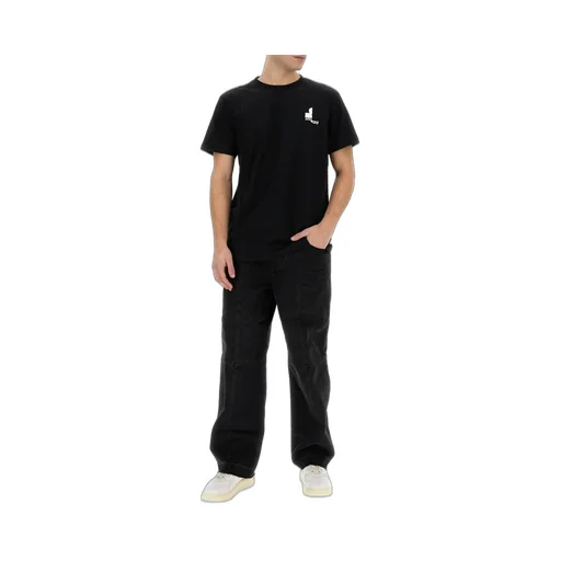 Isabel Marant Logo Printed Crewneck T-Shirt