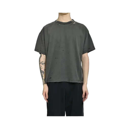 Pierced Tee / Faded Black
