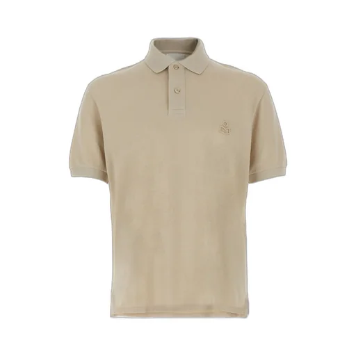 Isabel Marant Afko Logo Embroidered Polo Shirt