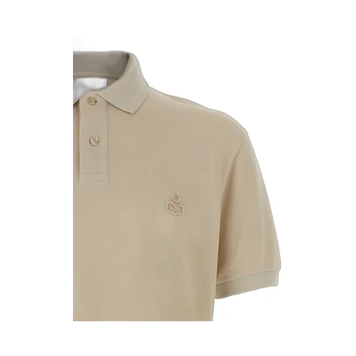 Isabel Marant Afko Logo Embroidered Polo Shirt