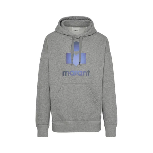 Isabel Marant Logo Printed Drawstring Hoodie