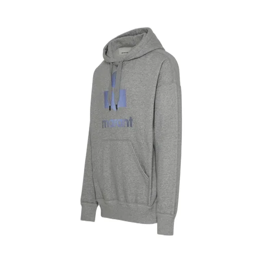 Isabel Marant Logo Printed Drawstring Hoodie