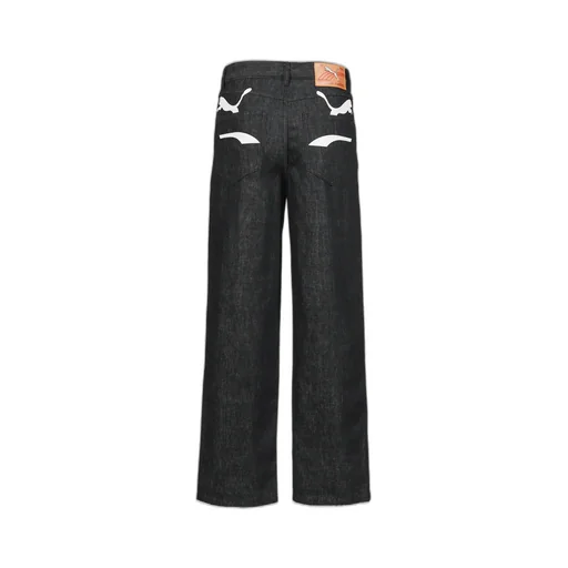 Printed Denim / Blk-Denim
