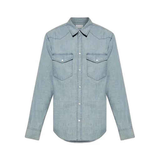 Isabel Marant Vasco Corduroy Buttoned Shirt