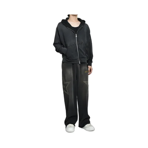 Star Studded Sweatpant / Black