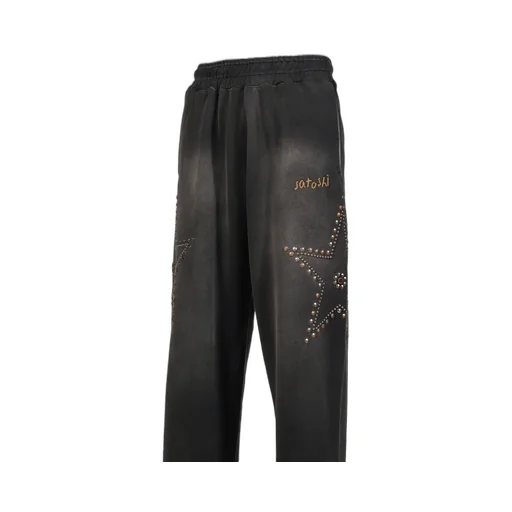 Star Studded Sweatpant / Black