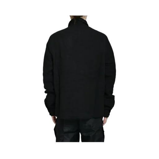 Concealed Zip Front Jkt / Black