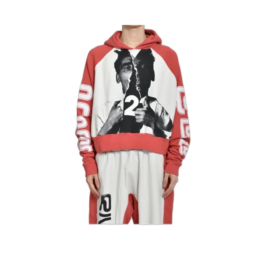 Open Up Agape Hoodie / Red / Heather