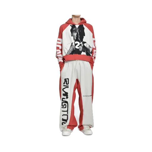 Rivington Fade Penta Sweat / Red / Heather