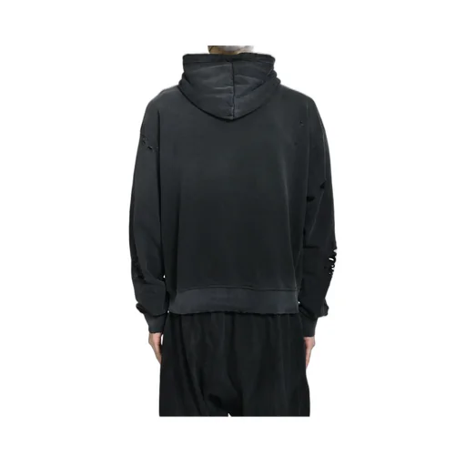 Elliott Zip Up Hoodie / Washed Blk