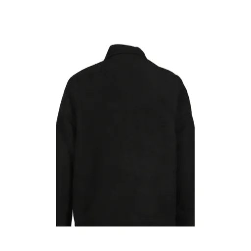 Concealed Zip Front Jkt / Black