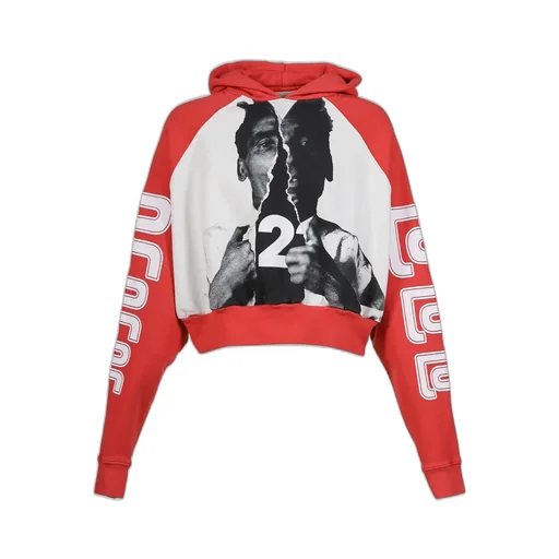 Open Up Agape Hoodie / Red / Heather