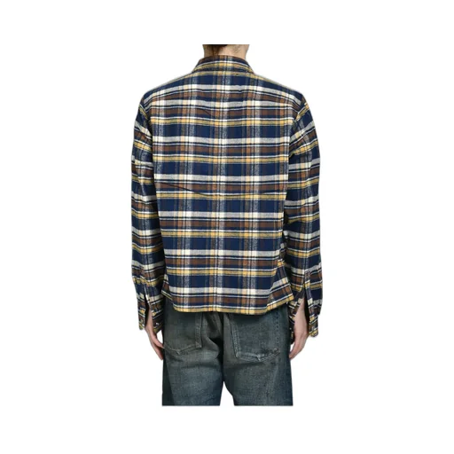 Cropped Outershirt / Gasoline Plaid