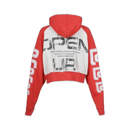 Open Up Agape Hoodie / Red / Heather