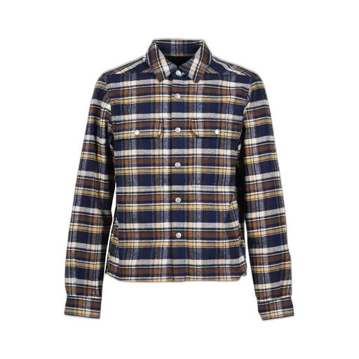 Cropped Outershirt / Gasoline Plaid