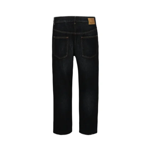 Isabel Marant Logo Patch Straight Leg Jeans