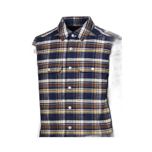 Cropped Outershirt / Gasoline Plaid