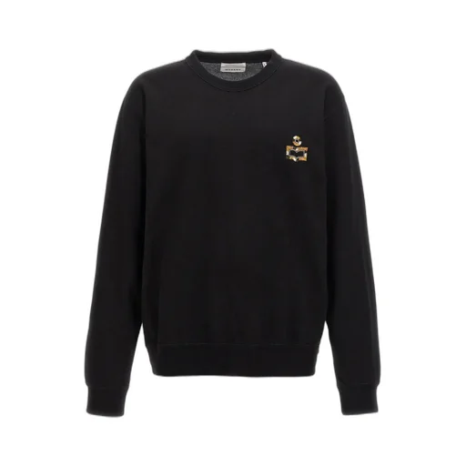 Isabel Marant Mikoe Logo-Embroidered Crewneck Sweatshirt