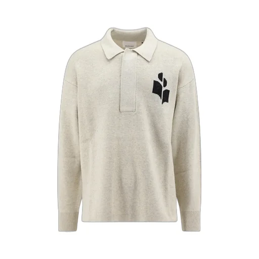 Isabel Marant	Polo-Collared Knitted Jumper