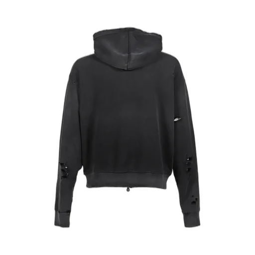 Elliott Zip Up Hoodie / Washed Blk