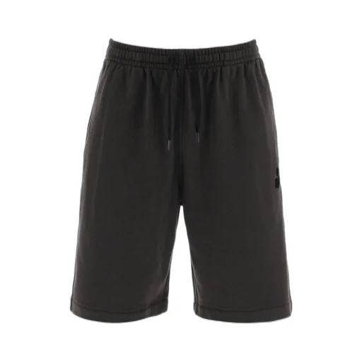 Isabel Marant Mahelo Logo Printed Drawstring Shorts