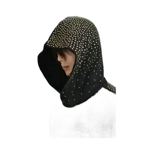 Crystal Amiri Hoodie / Black