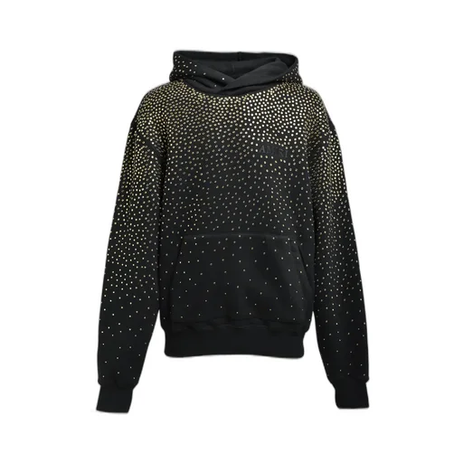 Crystal Amiri Hoodie / Black