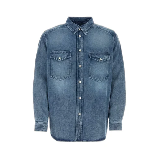 Isabel Marant Long-Sleeved Button-Up Denim Shirt