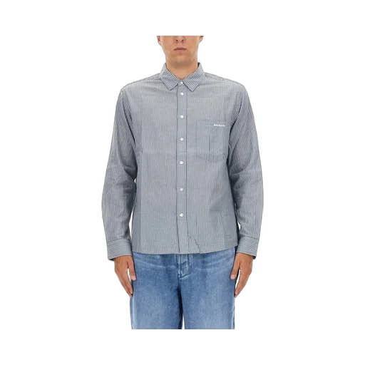 Isabel Marant Striped Button-Up Shirt