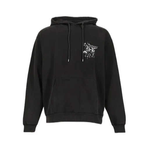 Devastated Wall Hoodie / Black