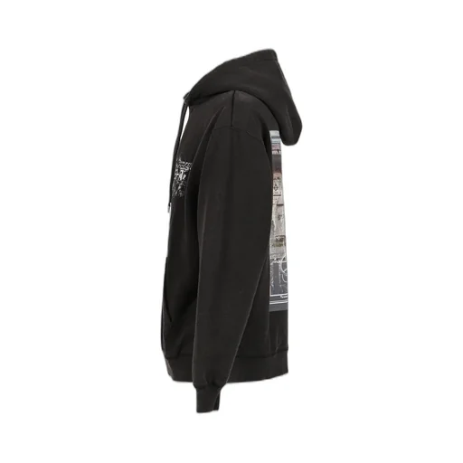 Devastated Wall Hoodie / Black