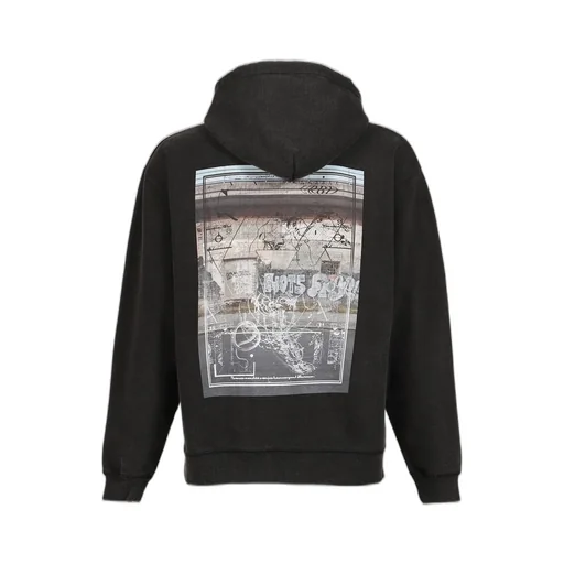 Devastated Wall Hoodie / Black