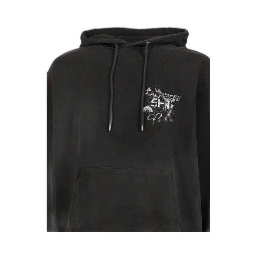 Devastated Wall Hoodie / Black