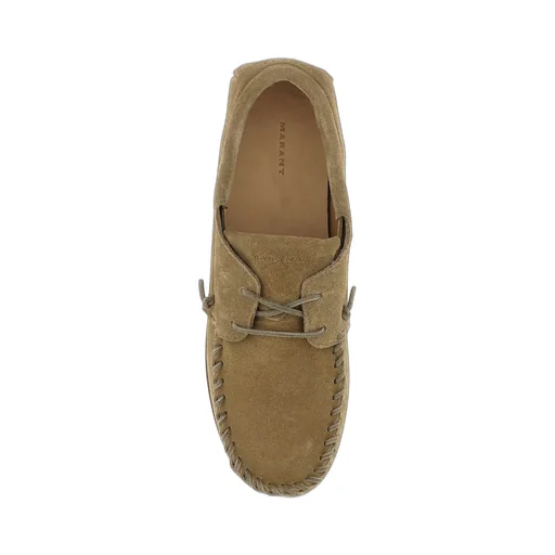 Isabel Marant Stitch Detailed Lace-Up Sneakers