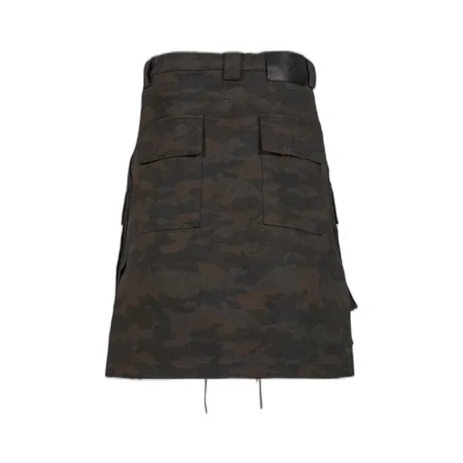 Night Camo Cargo Skirt / D.Camo