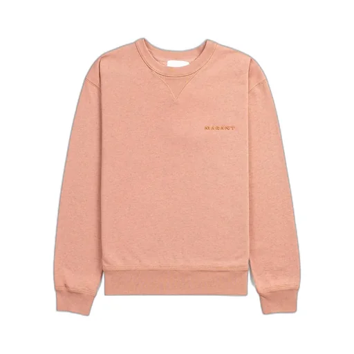 Isabel Marant Logo Embroidered Straight Hem Sweatshirt