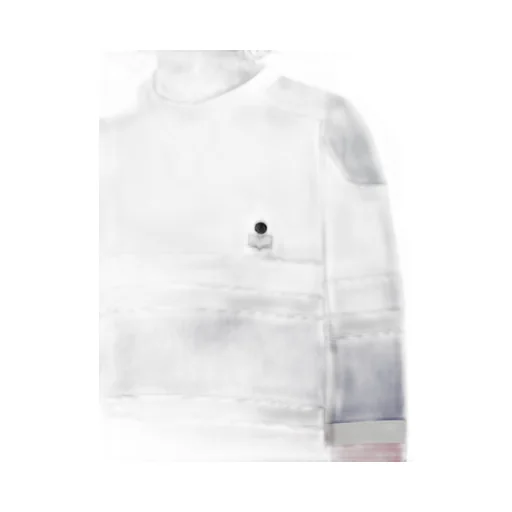 Isabel Marant Logo Printed Striped Sweatshirt