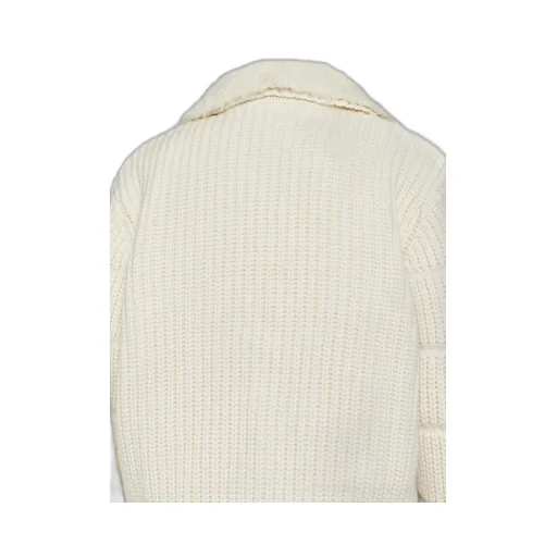 Rib Padded Jacket / Alpaca Mix