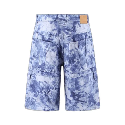 Isabel Marant Jemuel Bleached-Effect Cargo Shorts