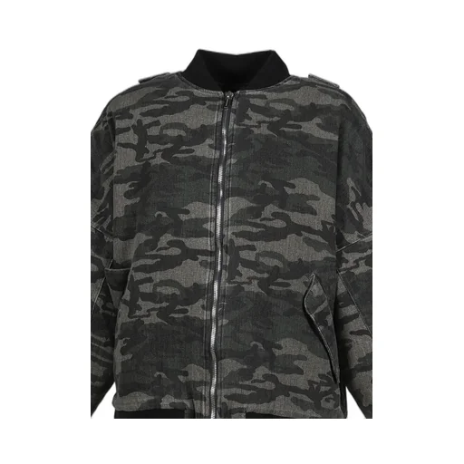 Camo Bomber Jacket / Woodlan Camo