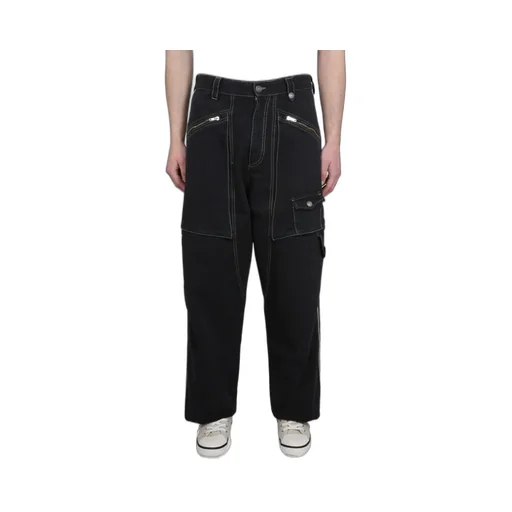 Isabel Marant Paciane Straight-Leg Parker Pants