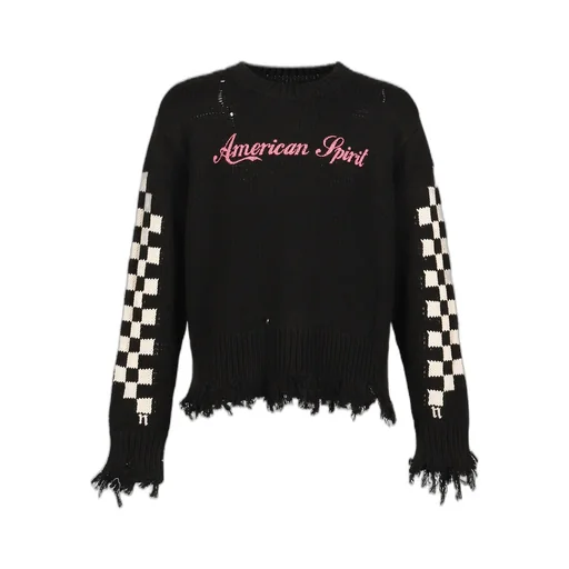 Checker Knit / Black