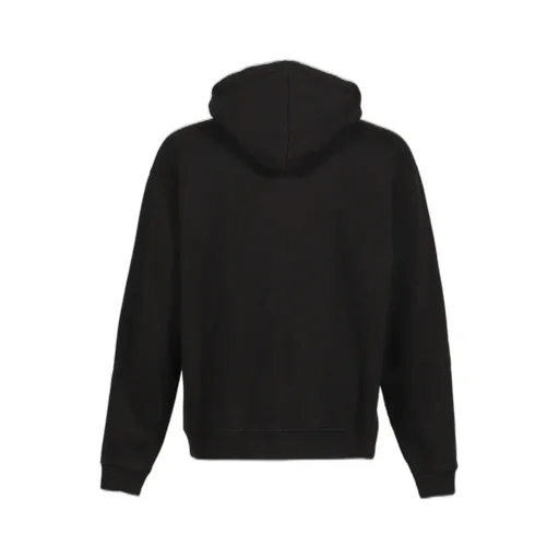 Relax Fit Zipped Hoodie / Black