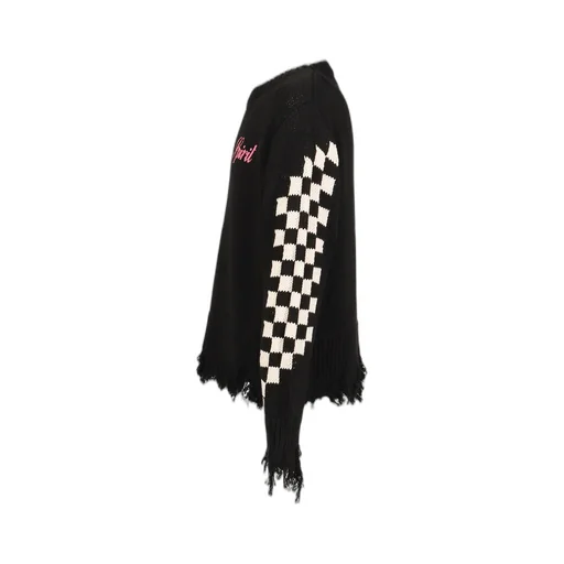 Checker Knit / Black