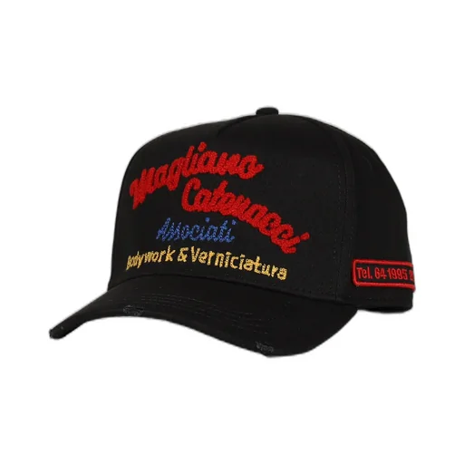 Embroidered Baseball Caps / Nero