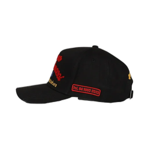 Embroidered Baseball Caps / Nero