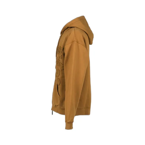 Relax Fit Zipped Hoodie / Cocoa