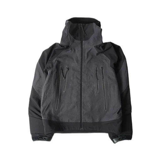 J.L - A.L Armour Padded-Panels Zip-Up Jacket