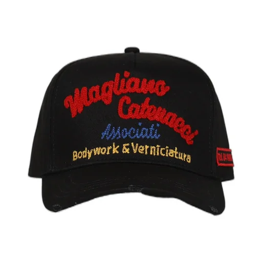 Embroidered Baseball Caps / Nero