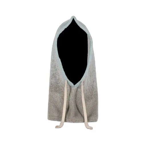 Mohair Knit Hood Balaclava / Blu Gry
